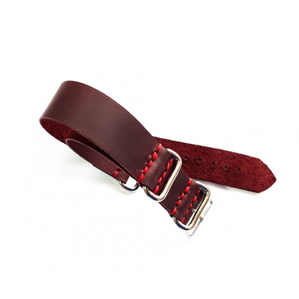 16mm 18mm 20mm 22mm 24mm Deri Nato Bordo Bereli Nato Kordon Zulu Kordon Saat Kayışı