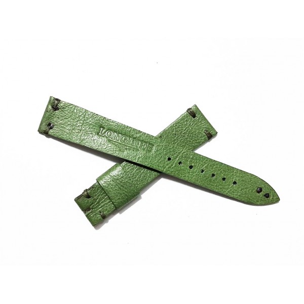 Longines Uyumlu Deri Kordon Yeşil 16mm 18mm 20mm 22mm 24mm Saat Kayışı Watch Strap Watch Band