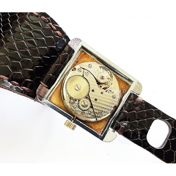 Vintage Jupiter Saat Kurmalı Kol Saati Old Vintage Mechanic Watch with Handmade Leather Good Condition